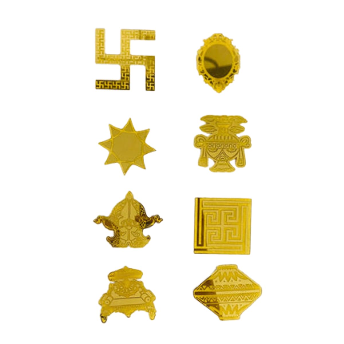 Astamangal Acrylic Cutout - Golden