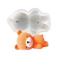 Trending Sleeping Teddy Silicone Mould