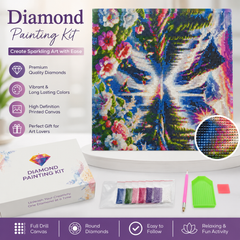 Diamond Painting Kit Big Nature 30x30 cm DIY 5D Full Drill Diamond Art Canvas with Resin Diamonds for Home Décor and Creative Craft