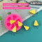 Mini Cheese Cube Embed candle mould