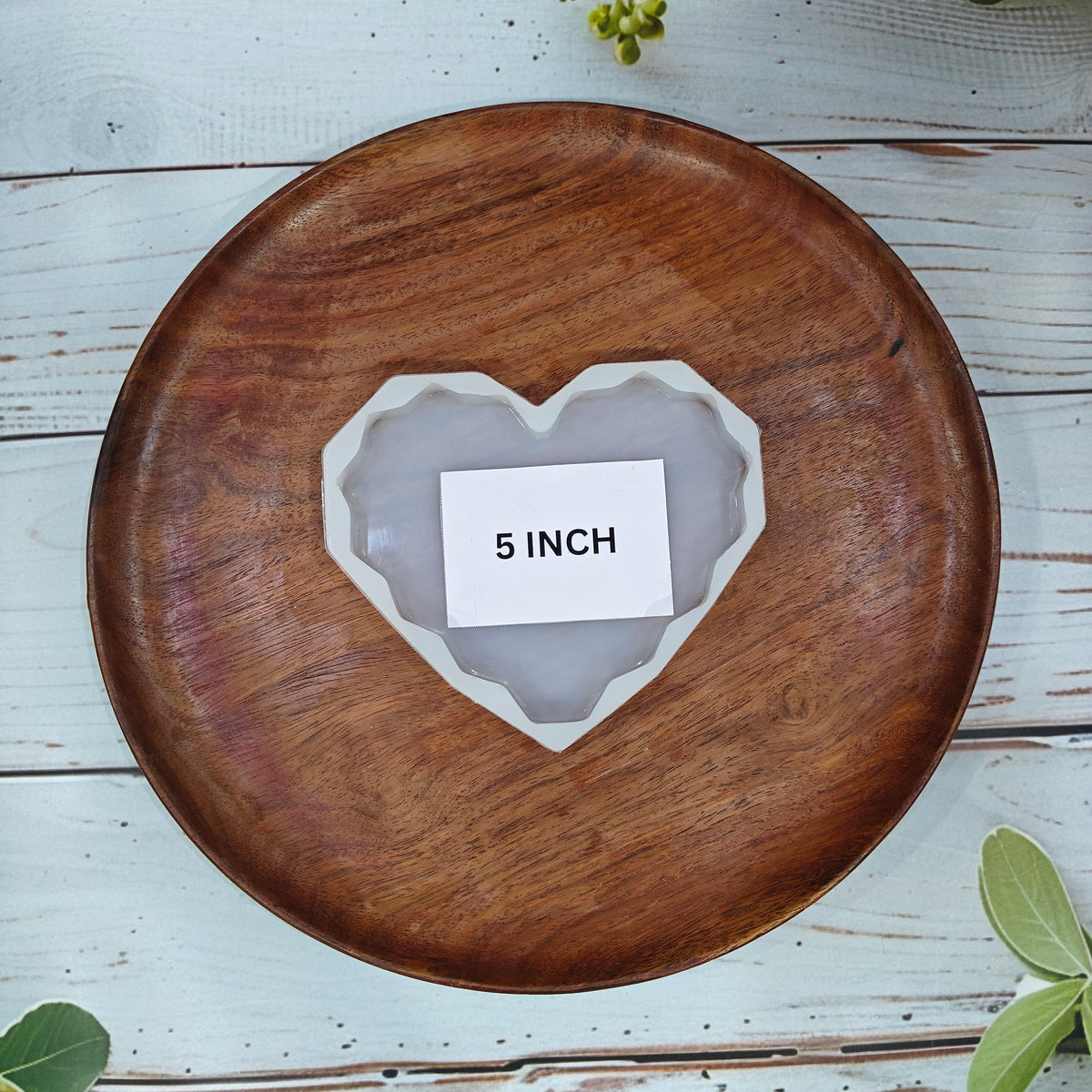 5 INCH DIAMOND HEART SHAPE MOULD