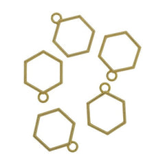 5 In 1 Golden Hexagon Bezel Set