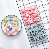24 Cavity Beach Theme Mould for Candle