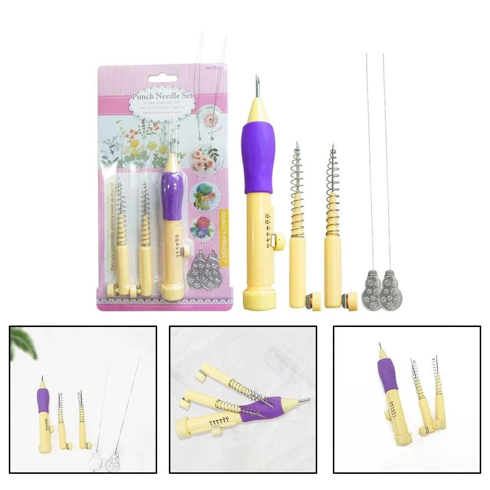 Premium Punch Needle Tool | Adjustable Embroidery Punch Needle for DIY Crafts