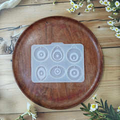 6 IN 1 EVIL EYE KEYCHAIN MOULD