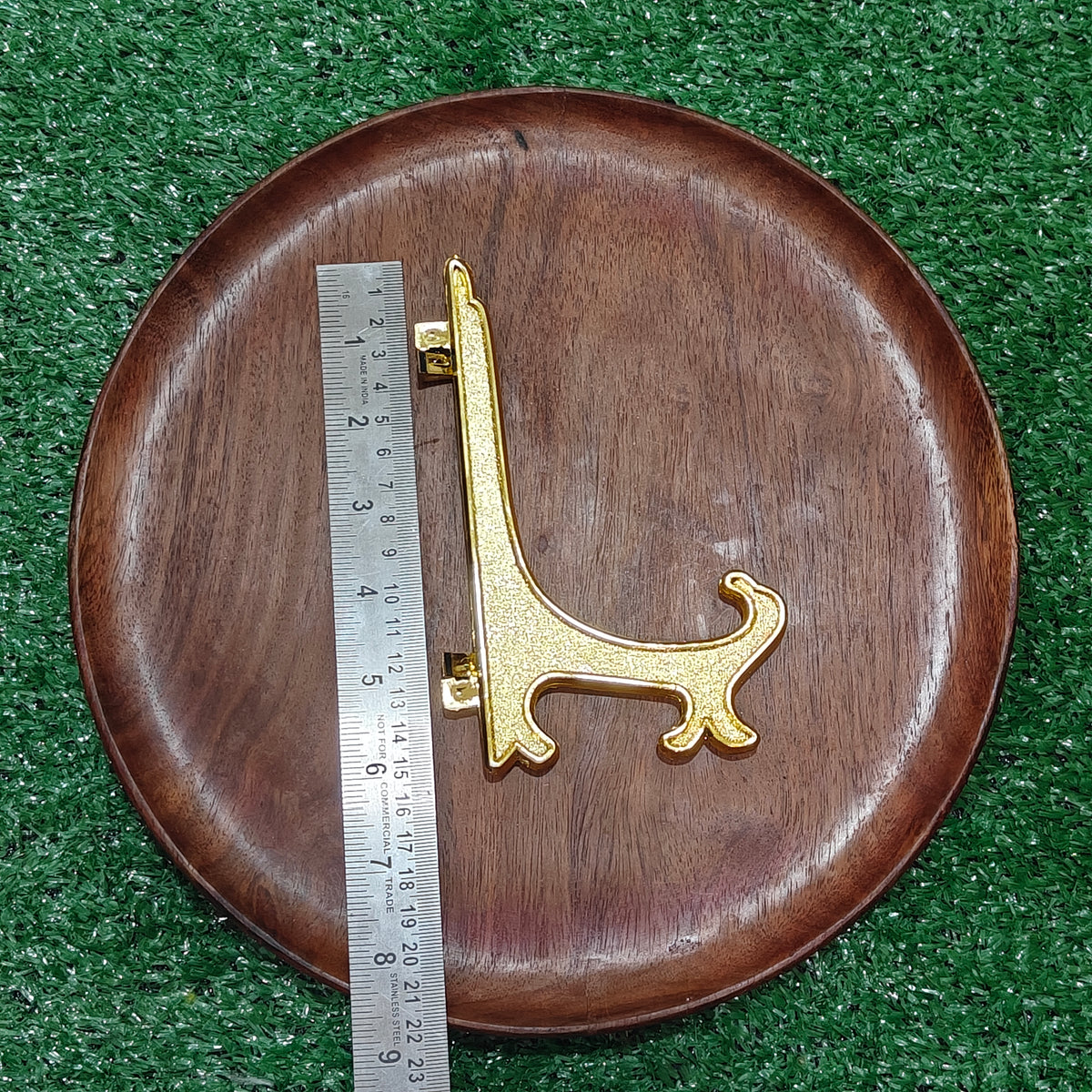 6 INCH GOLDEN COLOR ACRYLIC STAND