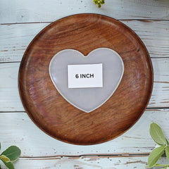 6 INCH PLAIN HEART SHAPE MOULD