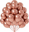 Rose Red Metallic Balloons for Birthday & Party Decoration (pack of 25)