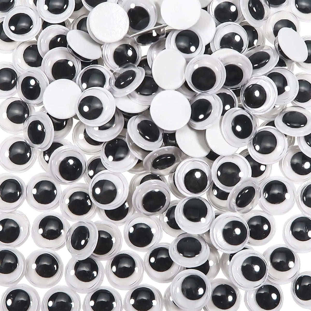 Googly Eyes self Adhesive for handicrafts, Pieces Wiggly Eyes, Googly Eyes Adhesive Large and Small, Stick on Eyes Stickers Mix, self-Adhesive, googleeyes Craft