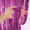 Pink Foil Curtain for Party Decoration (pack of 2)