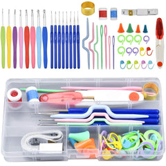 Crochet Kit for Beginners with Crochet Tools and Accessories for DIY Knitting, Amigurumi and Craft Projects