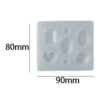 7 Cavity Jewellery & Keychain Mould