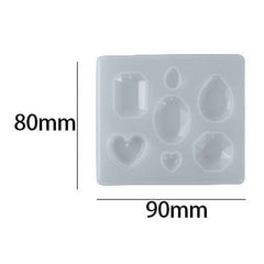 7 Cavity Jewellery & Keychain Mould