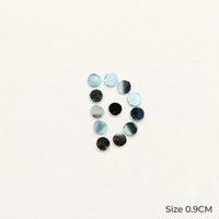 Mini Round Mirror Pieces 0.9 cm | Tiny Glass Mirrors for Resin Art, Jewellery, Nail Art & DIY Craft