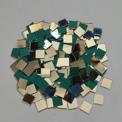 Square Shape Glass mirrors for Lippan Art / Mandala Art 50g