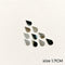 Teardrop Mirror Pieces 1.7 cm | Drop Shaped Glass Mirrors for Lippan Art, Mandala, Resin & DIY Craft