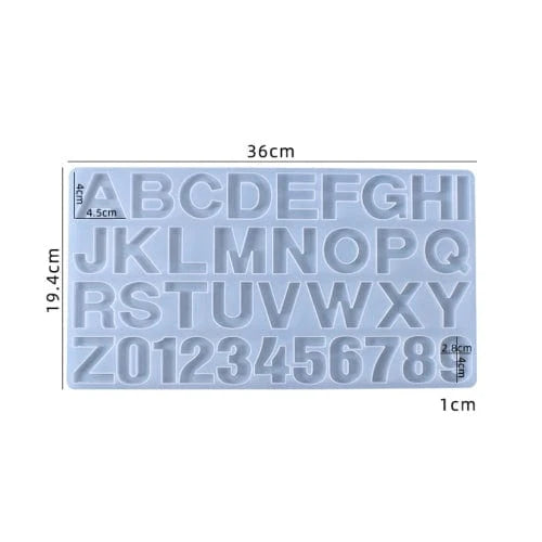 ALPHABET MOULD WITHOUT HOLE