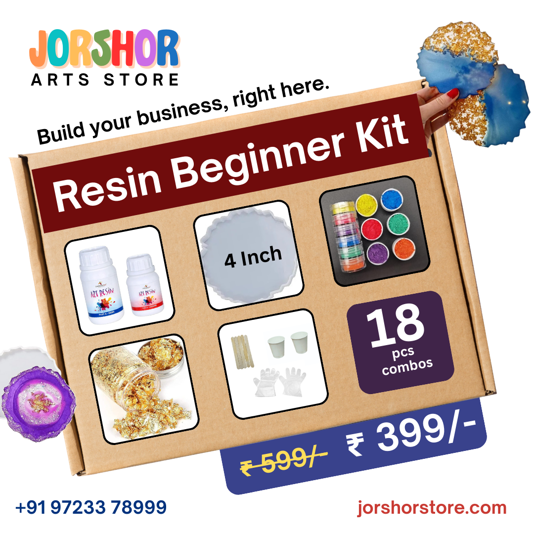 Resin Beginner Kit - Resin Coaster Making Kit