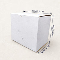 White Corrugated Mailer Box 6 x 4 x 7 cm | Small Tuck-Top Packaging Box for Jewellery, Candles, Gifts & Small Business Orders (Pack of [__])