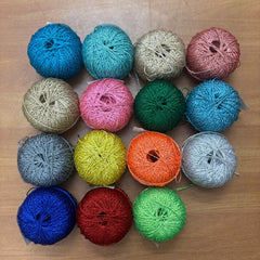 3 Ply Crochet glitter Thread 40g