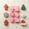 6-Cavity Christmas Silicone Mould