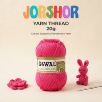Oswal Cashmilon Yarn Thread – 20g ( Pink Colour )