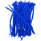 Pipe Cleaners for Crafts Azure Blue Color Pack of 100 JG