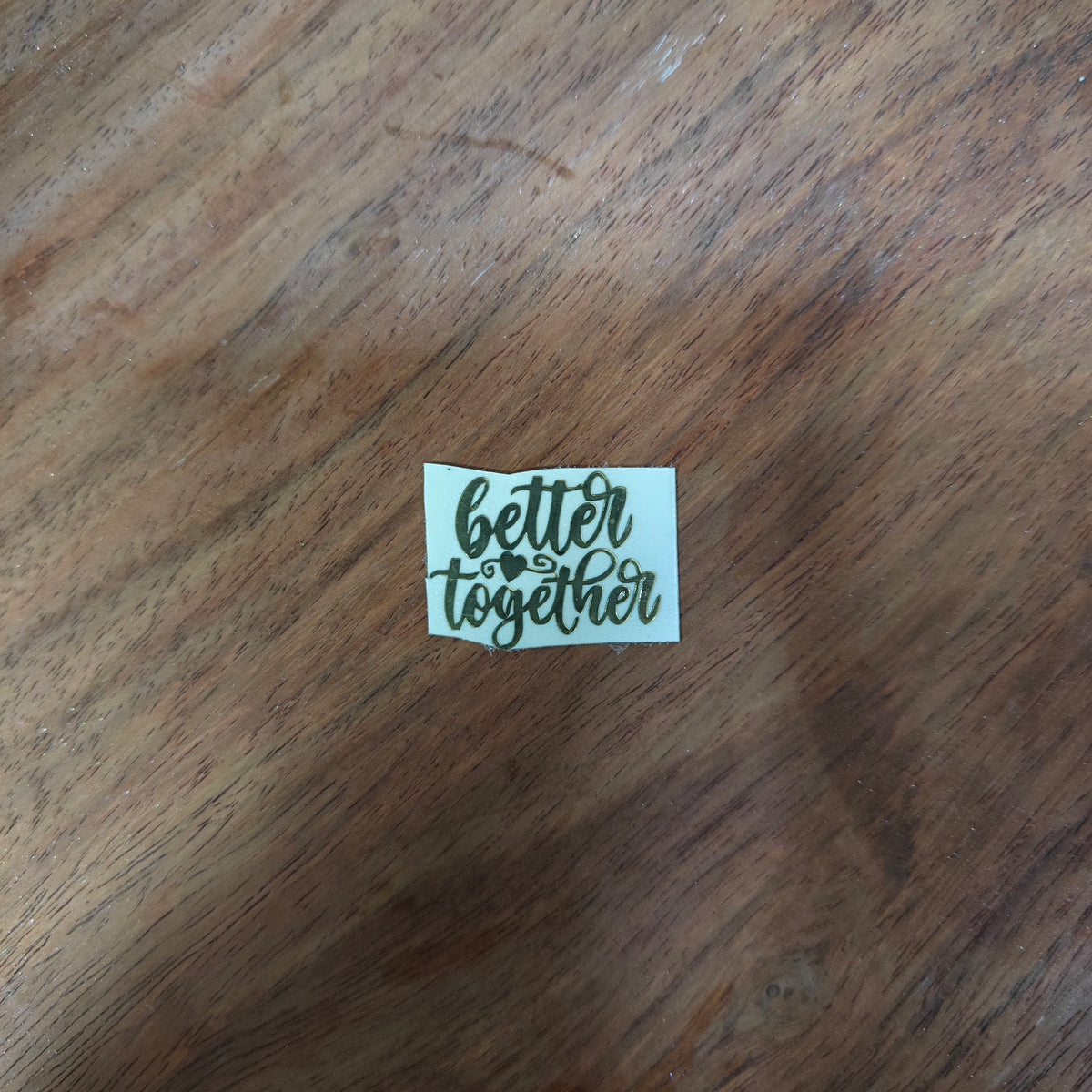 BETTER TOGETHER METAL STICKER