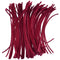 Pipe Cleaners for Crafts Blood Red Color Pack of 100 JG