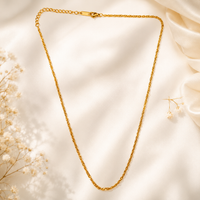 Anti Tarnish Plain Chain Necklace for Women