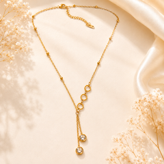 Premium Anti Tarnish Chain with Pendant Waterproof Long Lasting Fashion Jewellery for Women