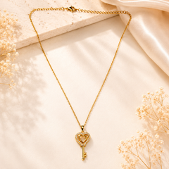 Premium Anti Tarnish Chain with Pendant Waterproof Long Lasting Fashion Jewellery for Women