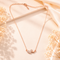 Premium Anti Tarnish Chain with Pendant (Rose gold)