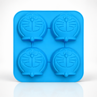 4 Cavity Doremon Character Silicon Mould