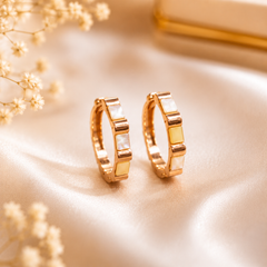 Elegant anti tarnish gold plated earrings for women with premium stylish jewellery design