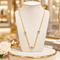 Anti Tarnish Gold Charm Chain Necklace for Women