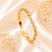 Premium Anti Tarnish Gold-Plated Bangle Bracelet for Women