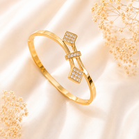 Premium Anti Tarnish Gold-Plated Bangle Bracelet for Women