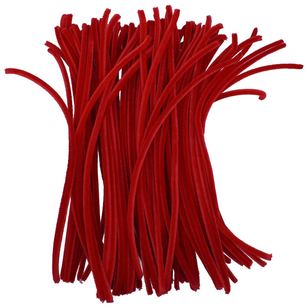 Pipe Cleaners for Crafts Dark Red Color Pack of 100 JG