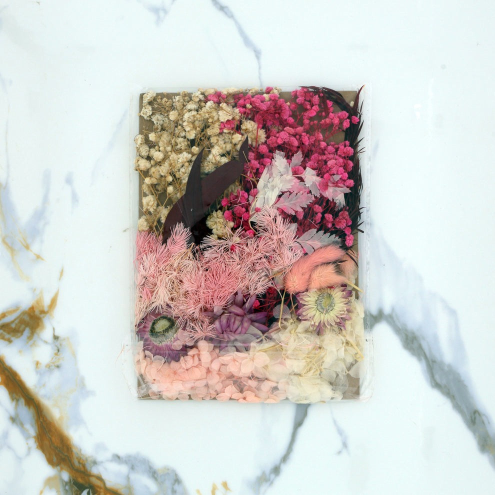 Dried Mixed Flower Pink Theme - 5
