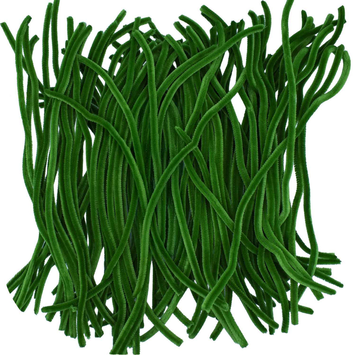 Pipe Cleaners for Crafts Forest Green Color Pack of 100 JG