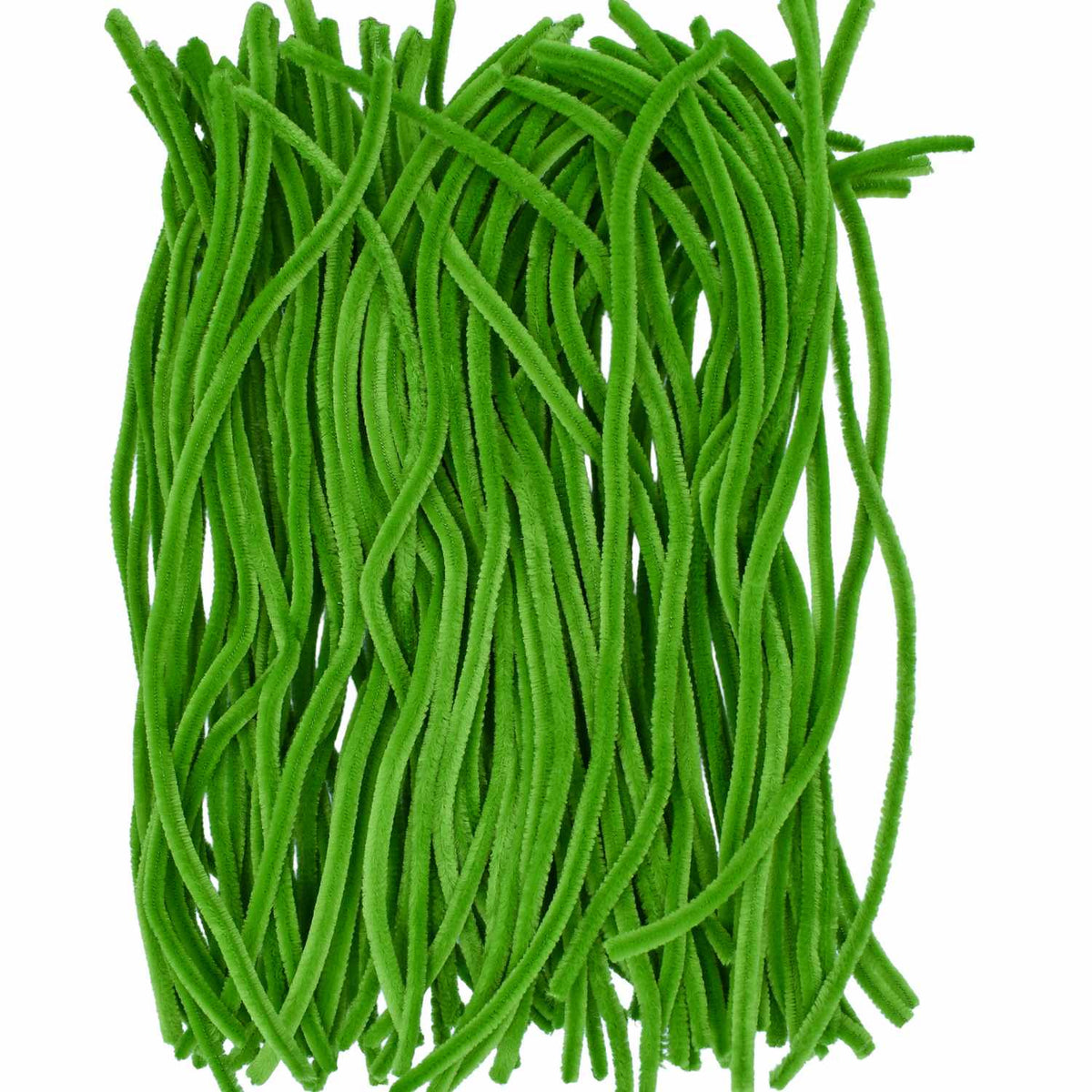 Pipe Cleaners for Crafts Mehndi Green Color Pack of 100 JG
