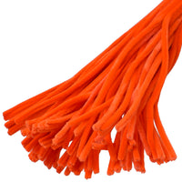 Orange Pipe Cleaners 100 pcs