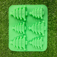 6 cavity Christmas Tree Candle Mould