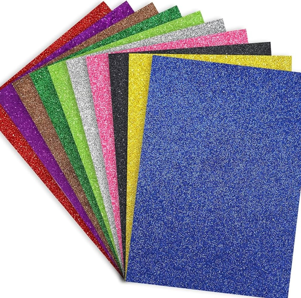 A4 size Glitter Foam Sheets (pack of 10)
