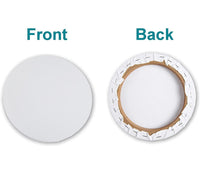Stretched Canvas Round