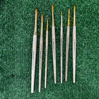 Round Paint Brush set of 7 (different sizes)
