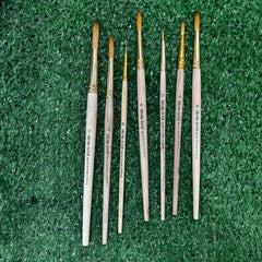 Round Paint Brush set of 7 (different sizes)