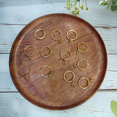 PREMIUM GOLDEN KEYCHAIN RING