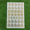 Ganpati Swastik Metalic A5 Insert Sheet